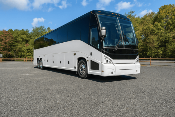 Charter Bus Rental Edison 56 Passenger Charter Bus